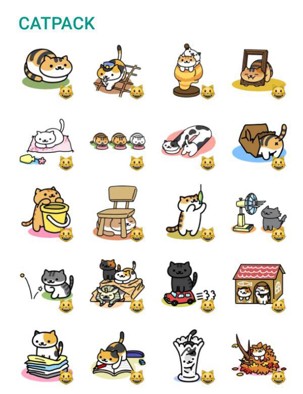 دانلود استیکر گربه خوشگل برای تلگرام 